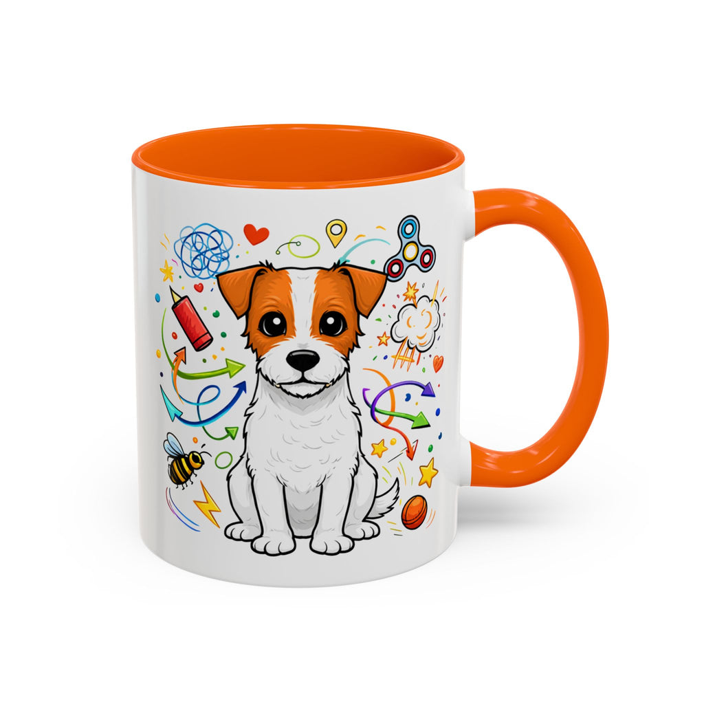 Jack Russell Terrier Doodle Mug | Coffee Mug