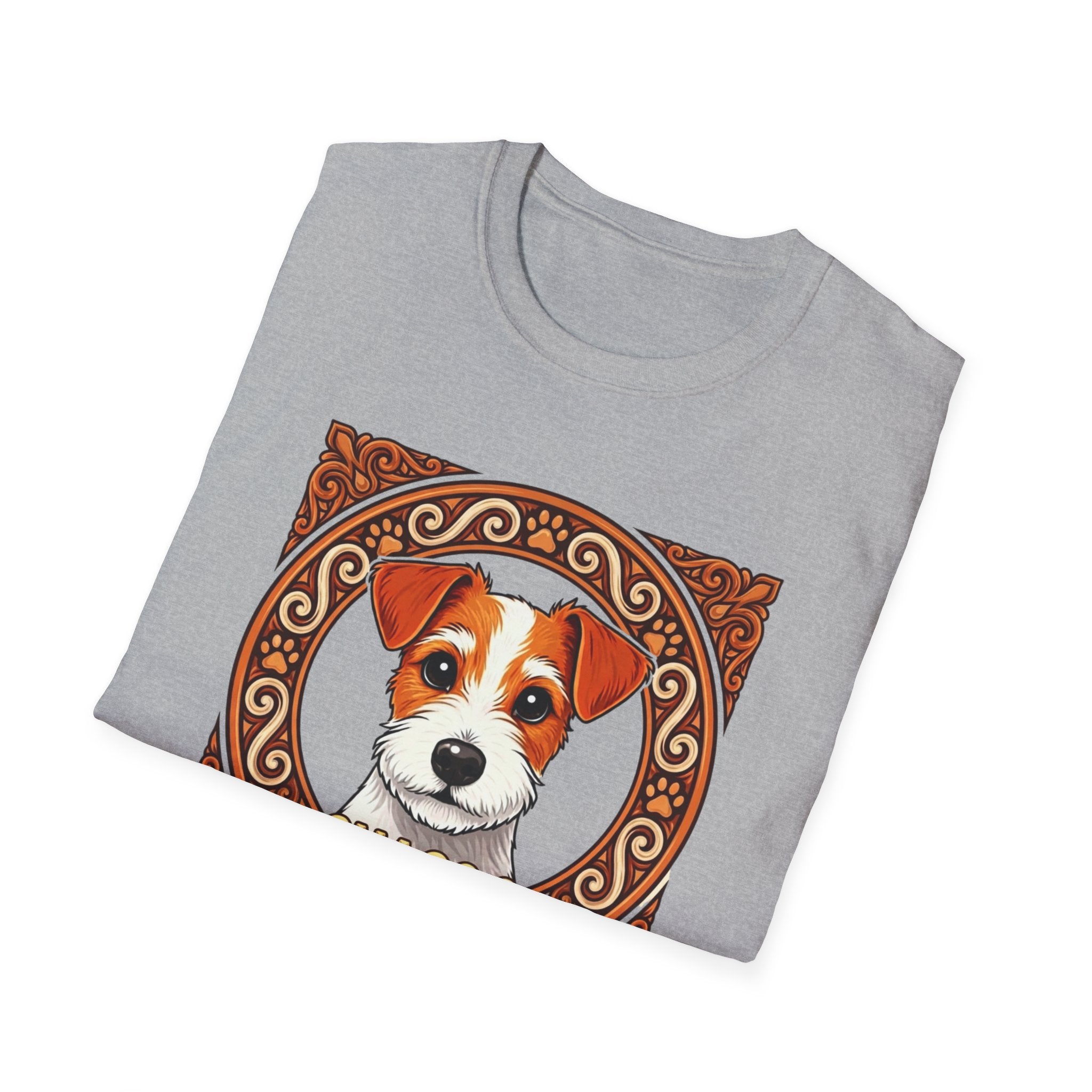 Jack Russell Terrier Portrait T-Shirt | Chaos & Cuteness Dog Illustration