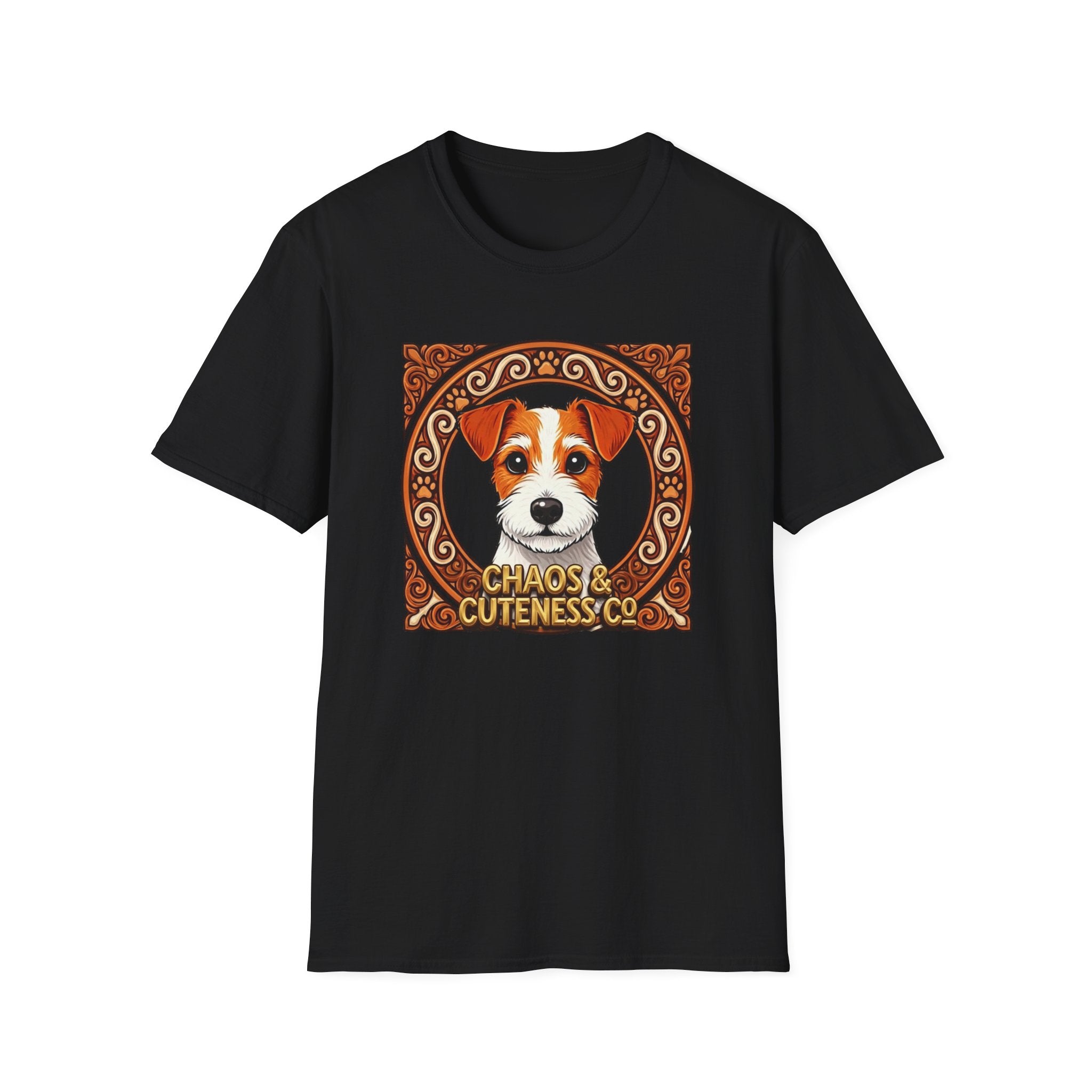 Jack Russell Terrier Portrait T-Shirt | Chaos & Cuteness Dog Illustration