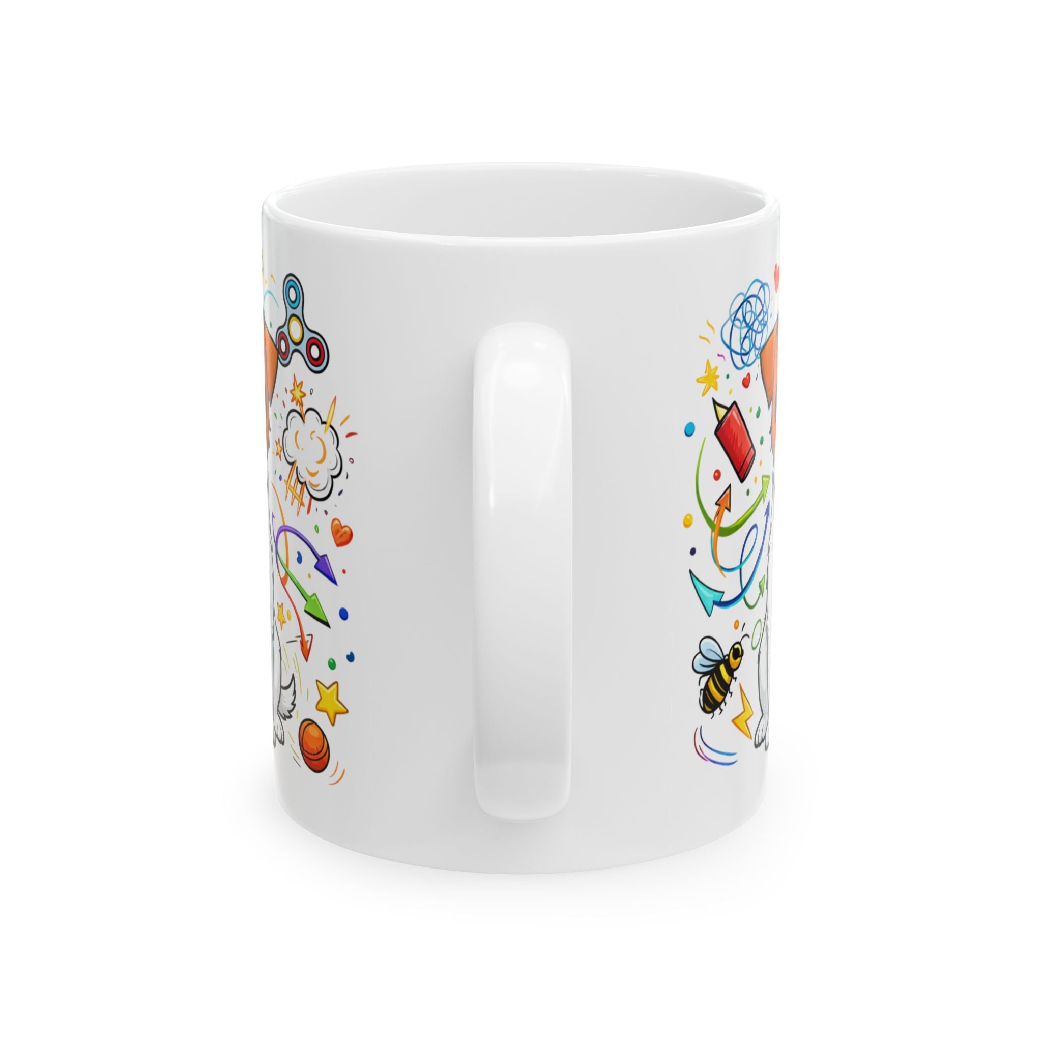 Jack Russell Terrier ADHD Vibe Mug | Ceramic Coffee Cup