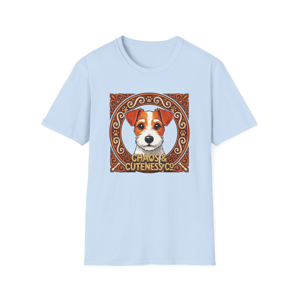 Jack Russell Terrier Portrait T-Shirt | Chaos & Cuteness Dog Illustration
