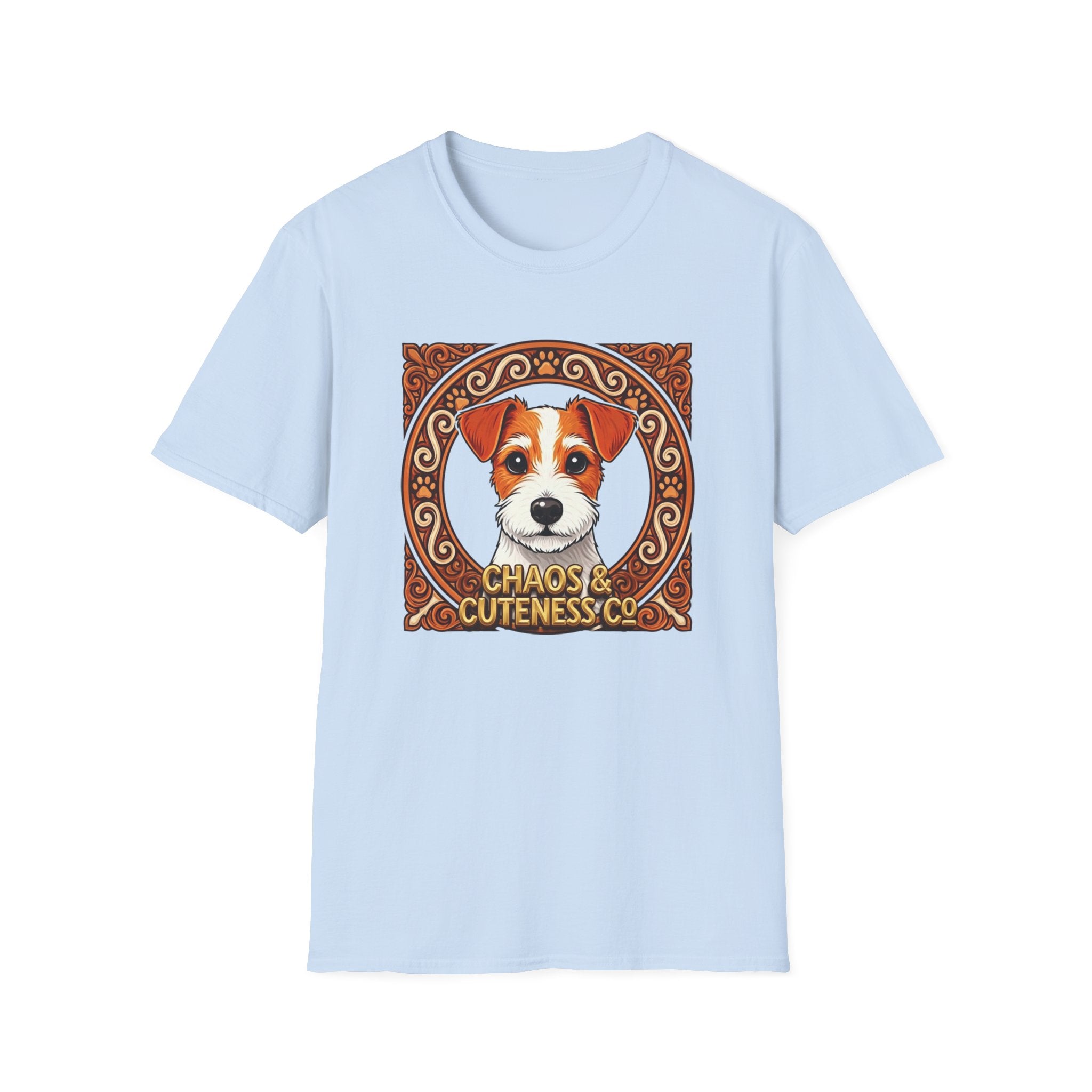 Jack Russell Terrier Portrait T-Shirt | Chaos & Cuteness Dog Illustration
