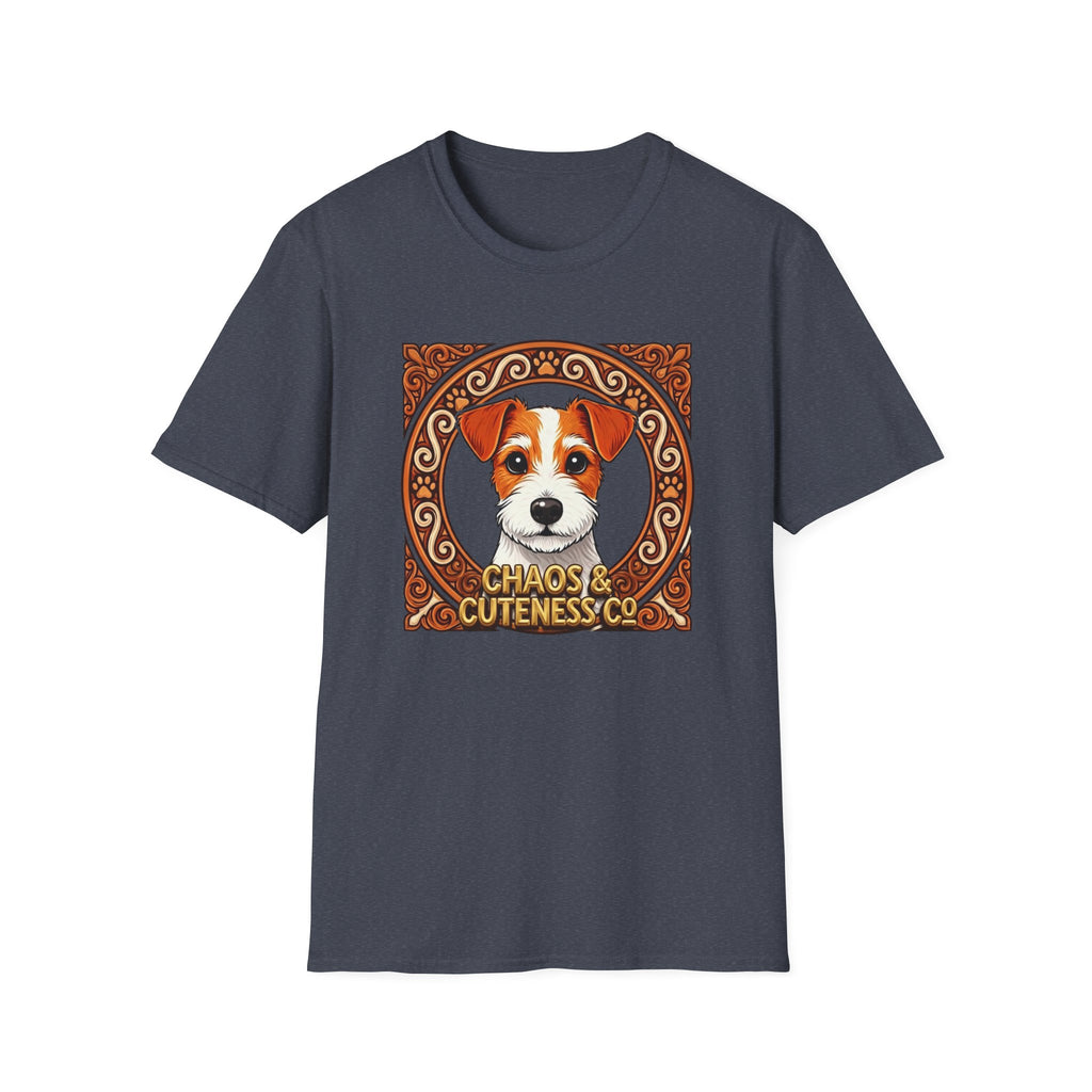 Jack Russell Terrier Portrait T-Shirt | Chaos & Cuteness Dog Illustration