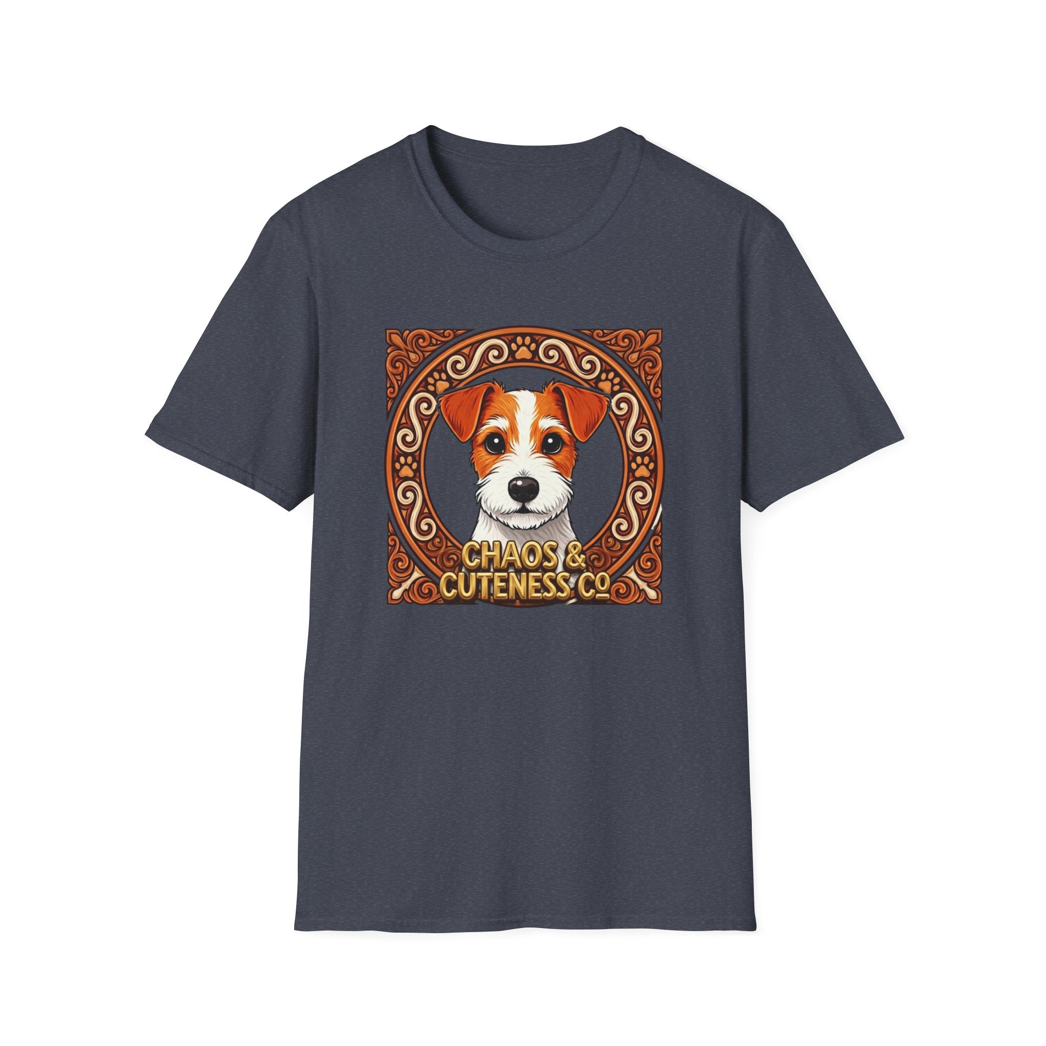 Jack Russell Terrier Portrait T-Shirt | Chaos & Cuteness Dog Illustration