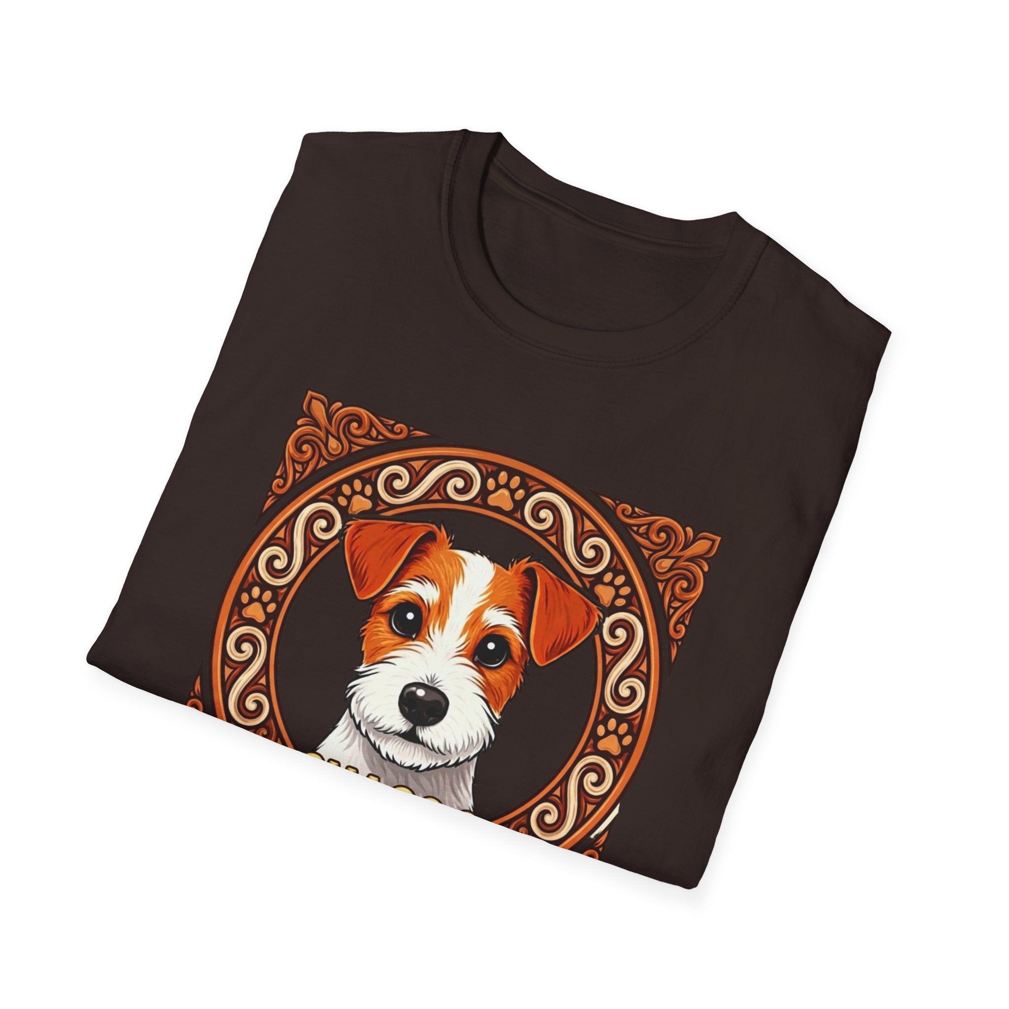 Jack Russell Terrier Portrait T-Shirt | Chaos & Cuteness Dog Illustration
