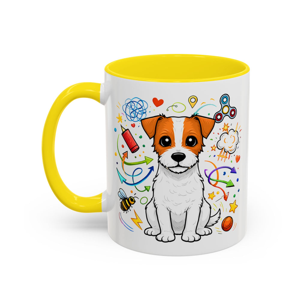 Jack Russell Terrier Doodle Mug | Coffee Mug