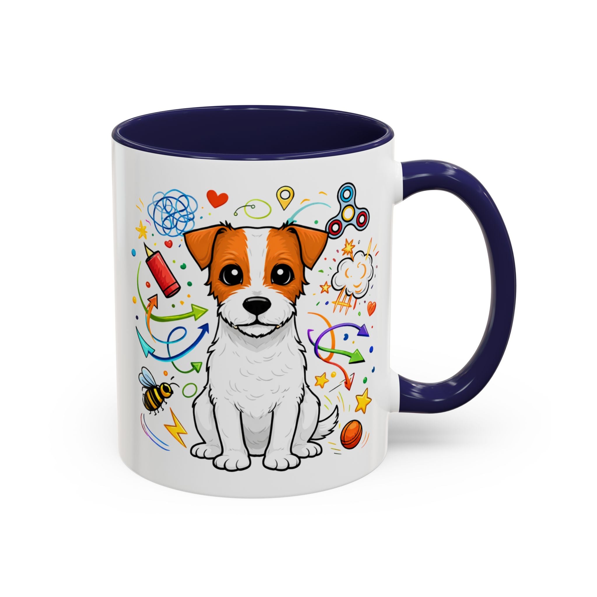 Jack Russell Terrier Doodle Mug | Coffee Mug