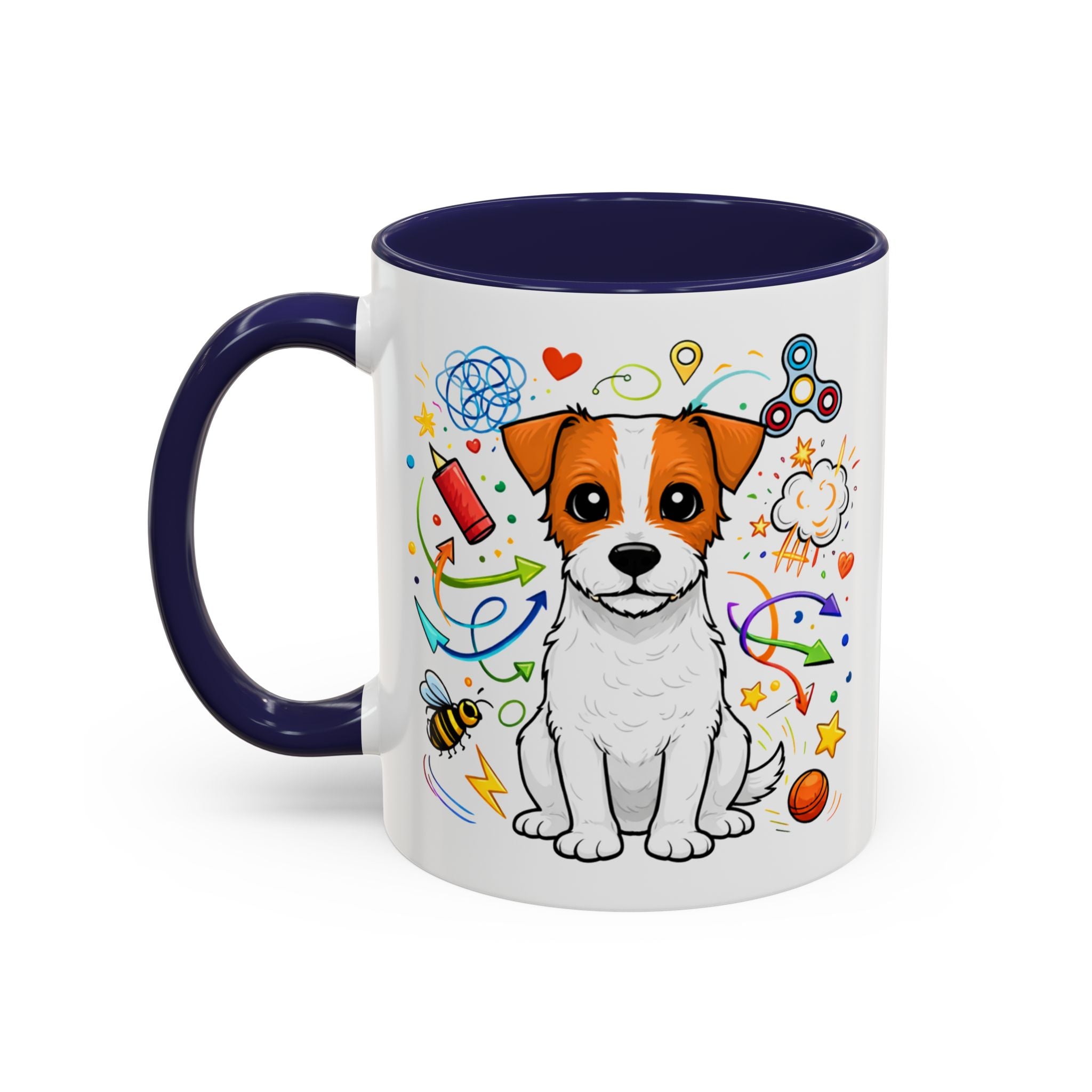Jack Russell Terrier Doodle Mug | Coffee Mug