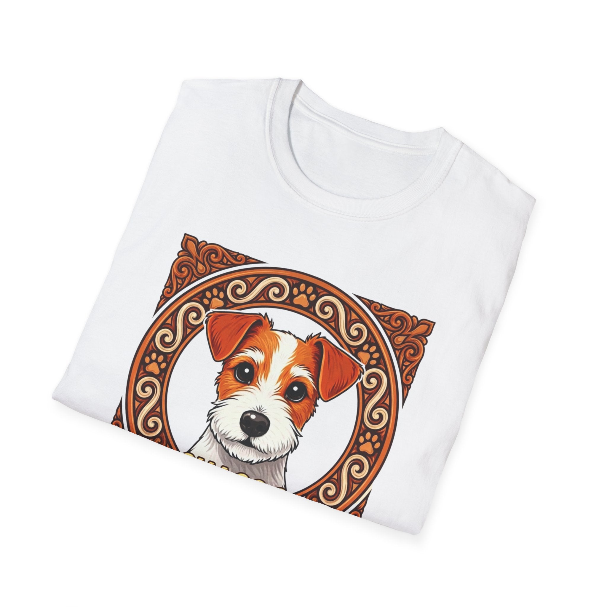 Jack Russell Terrier Portrait T-Shirt | Chaos & Cuteness Dog Illustration