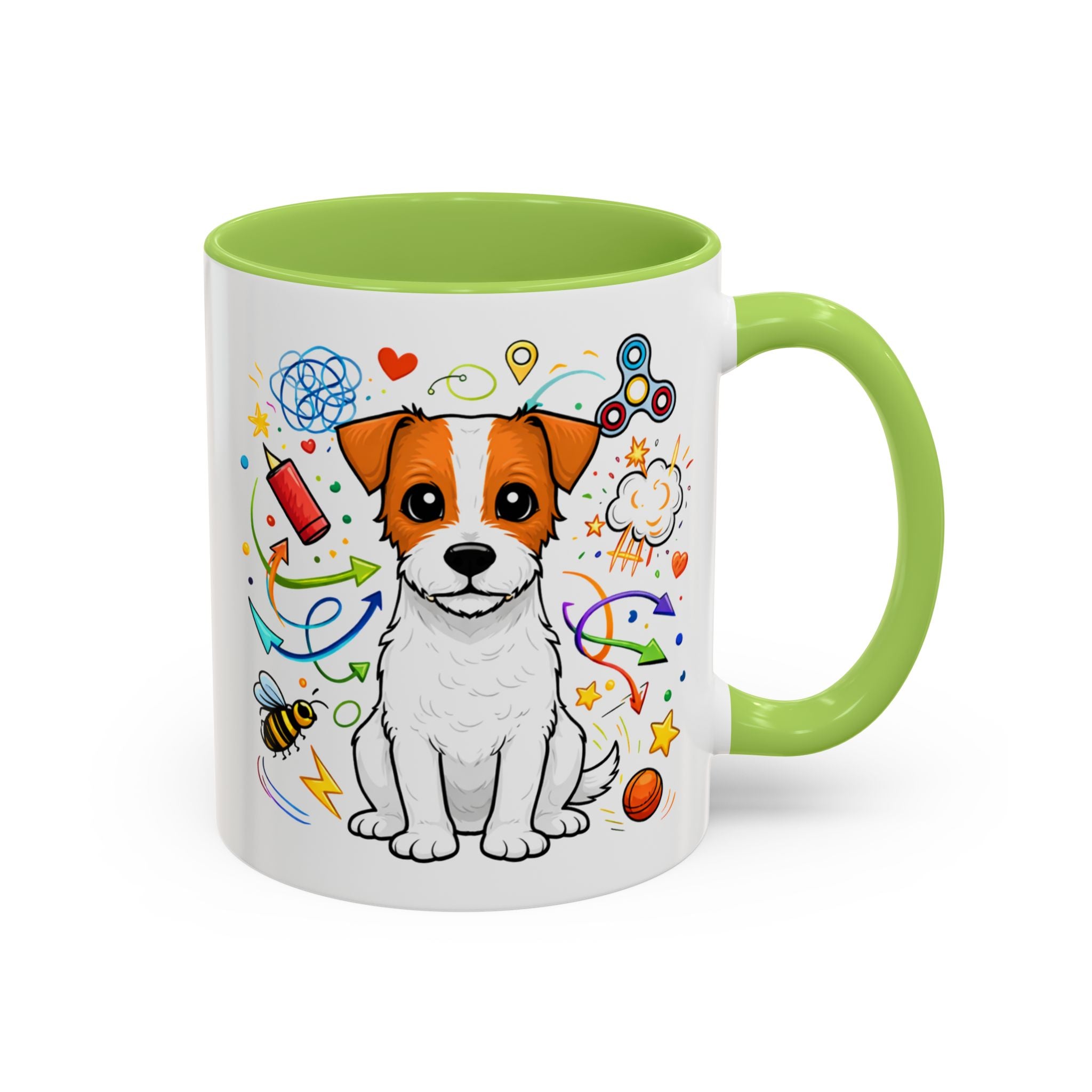 Jack Russell Terrier Doodle Mug | Coffee Mug