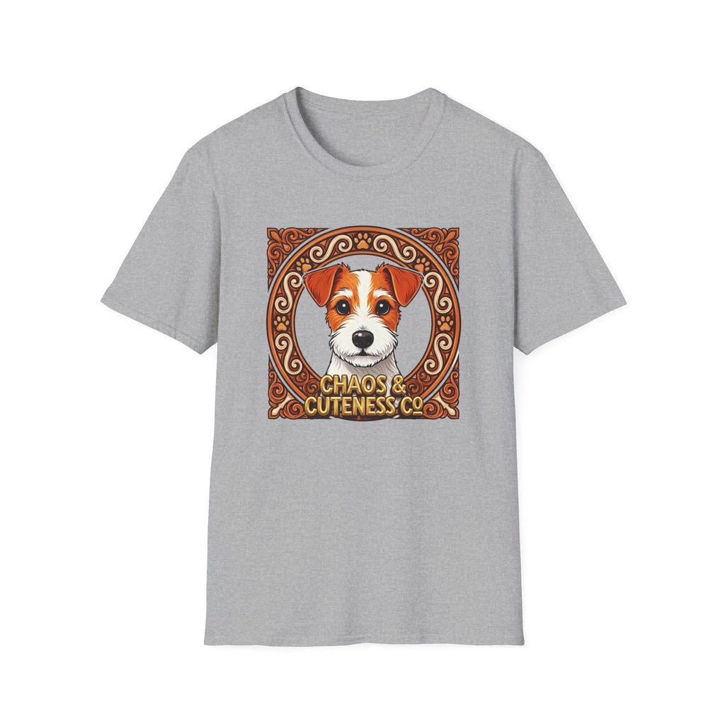 Jack Russell Terrier Portrait T-Shirt | Chaos & Cuteness Dog Illustration