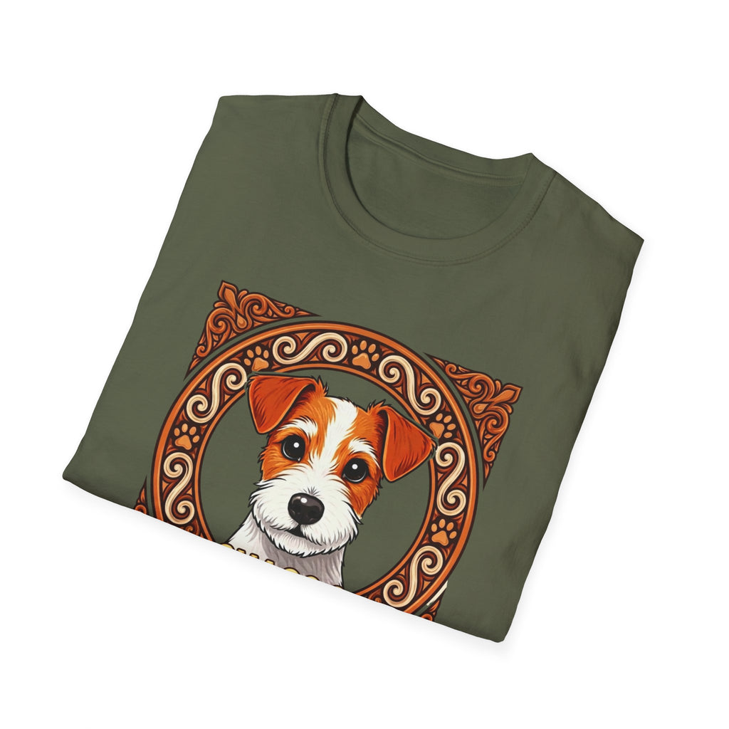 Jack Russell Terrier Portrait T-Shirt | Chaos & Cuteness Dog Illustration