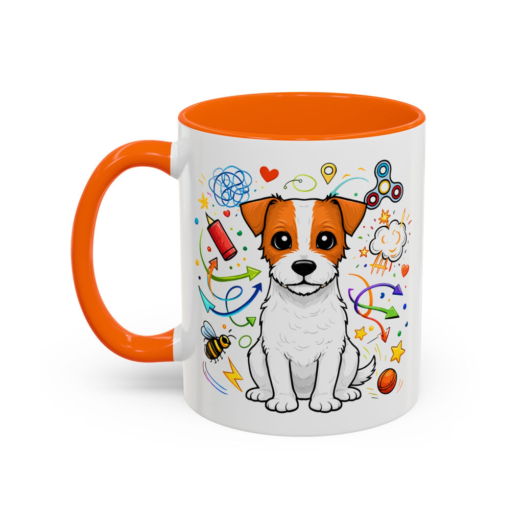 Jack Russell Terrier Doodle Mug | Coffee Mug