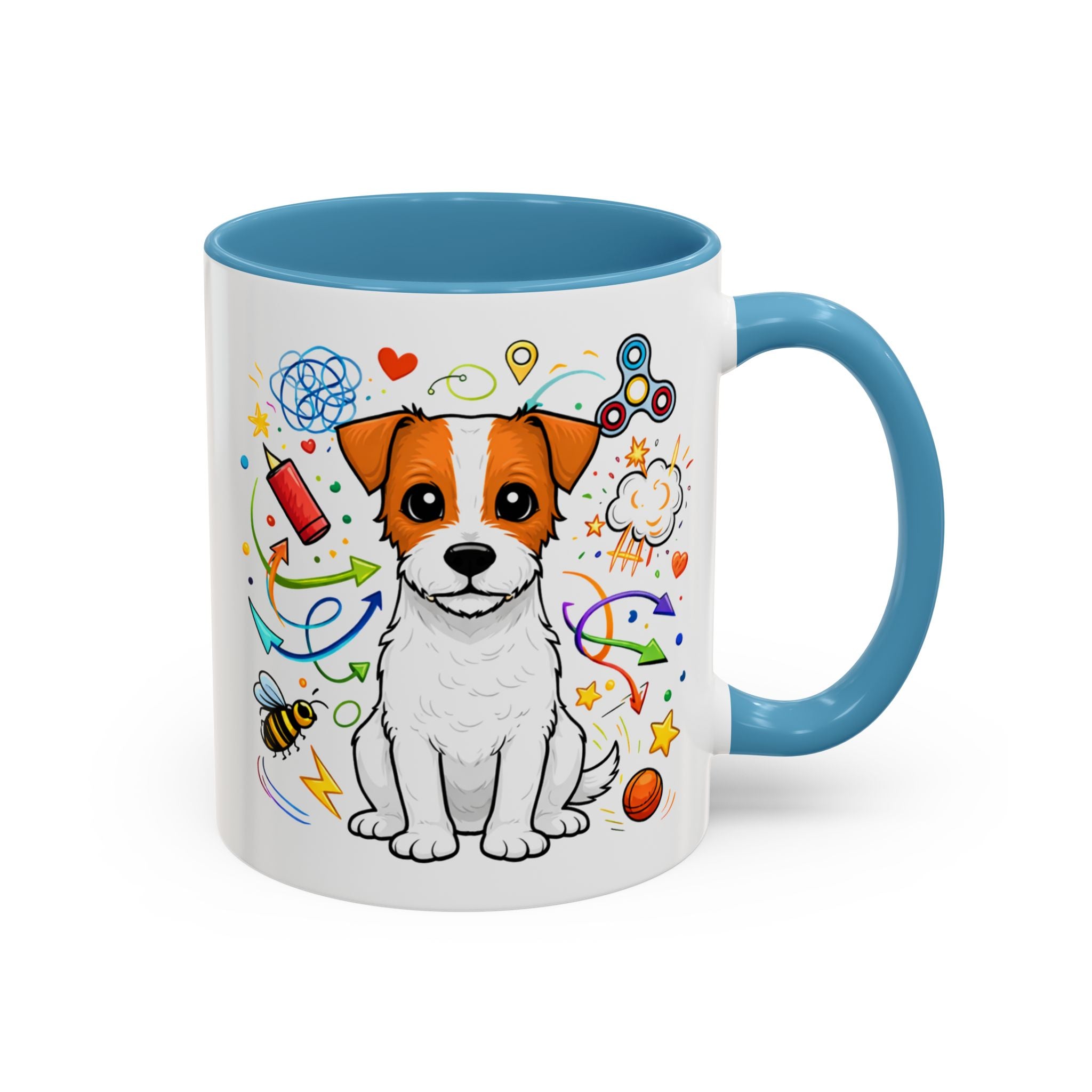 Jack Russell Terrier Doodle Mug | Coffee Mug