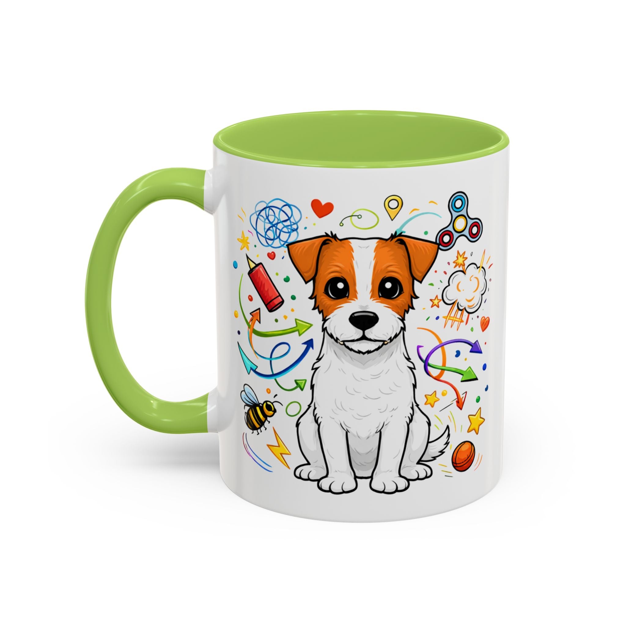 Jack Russell Terrier Doodle Mug | Coffee Mug