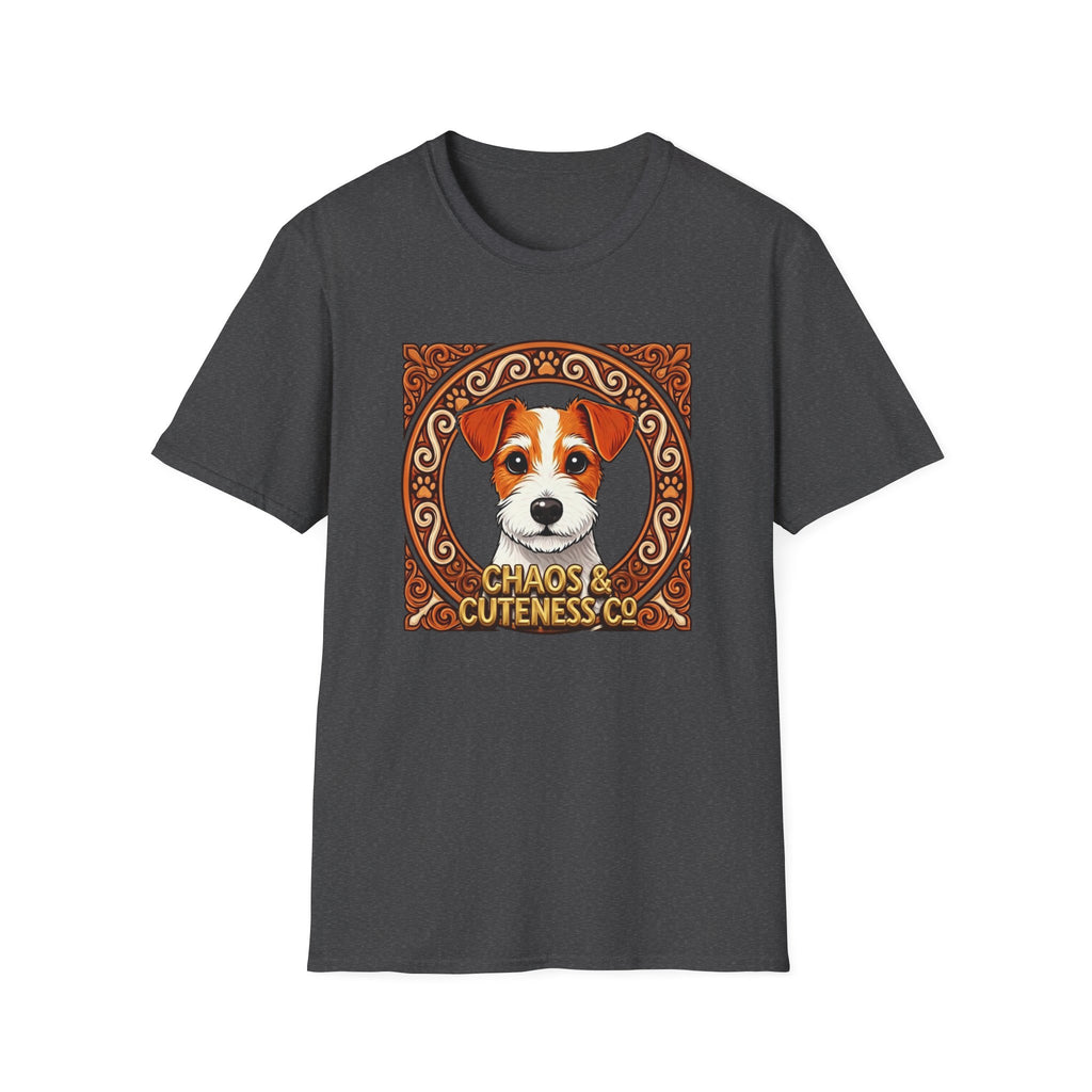 Jack Russell Terrier Portrait T-Shirt | Chaos & Cuteness Dog Illustration