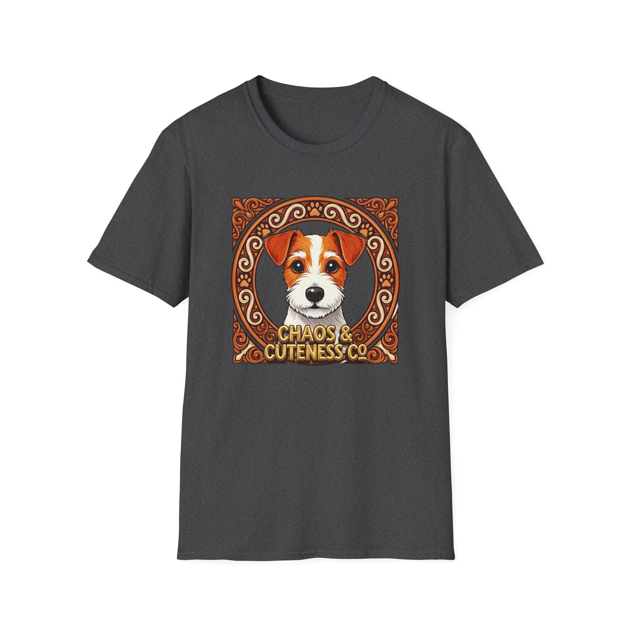 Jack Russell Terrier Portrait T-Shirt | Chaos & Cuteness Dog Illustration