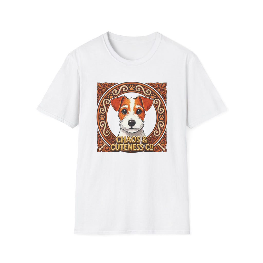 Jack Russell Terrier Portrait T-Shirt | Chaos & Cuteness Dog Illustration