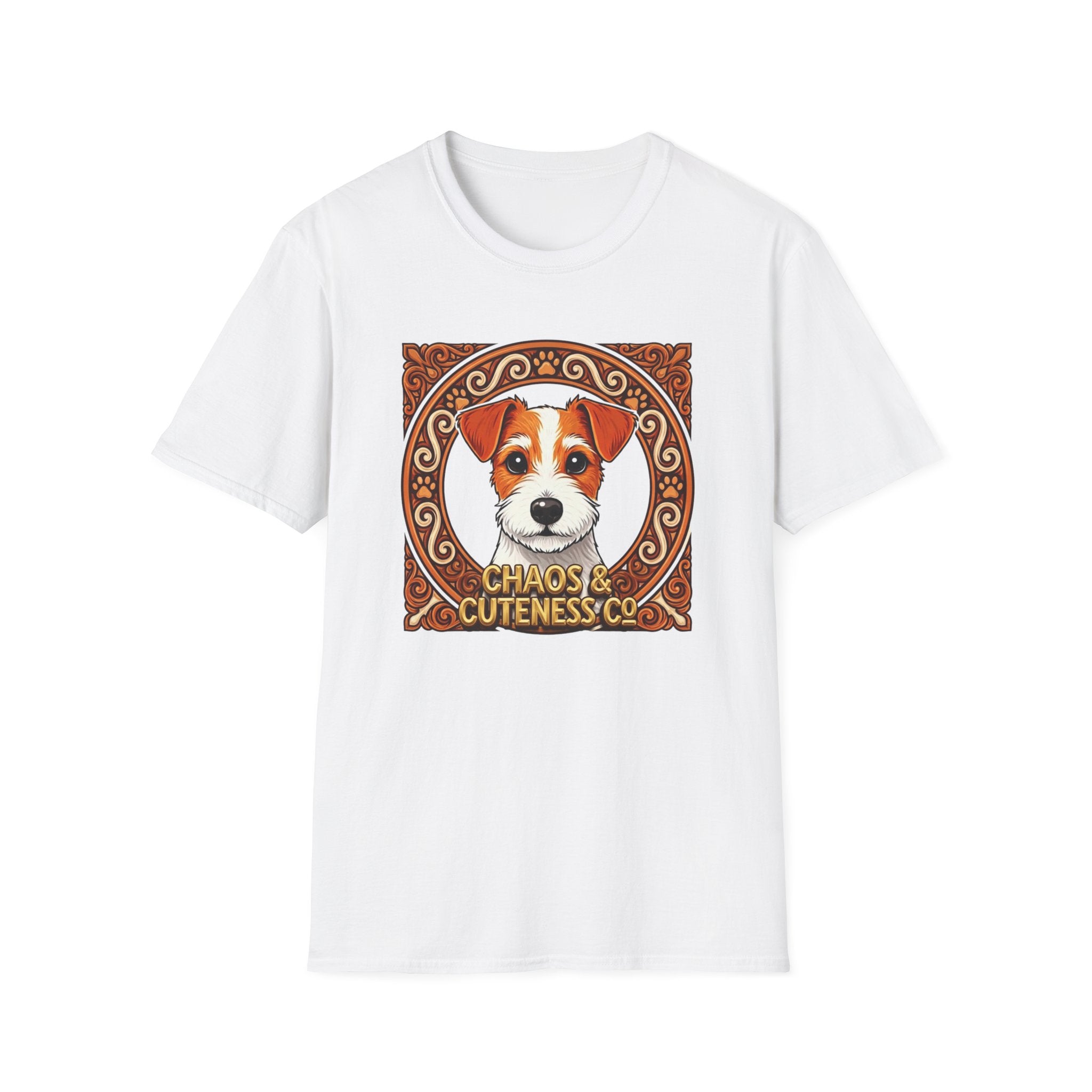 Jack Russell Terrier Portrait T-Shirt | Chaos & Cuteness Dog Illustration